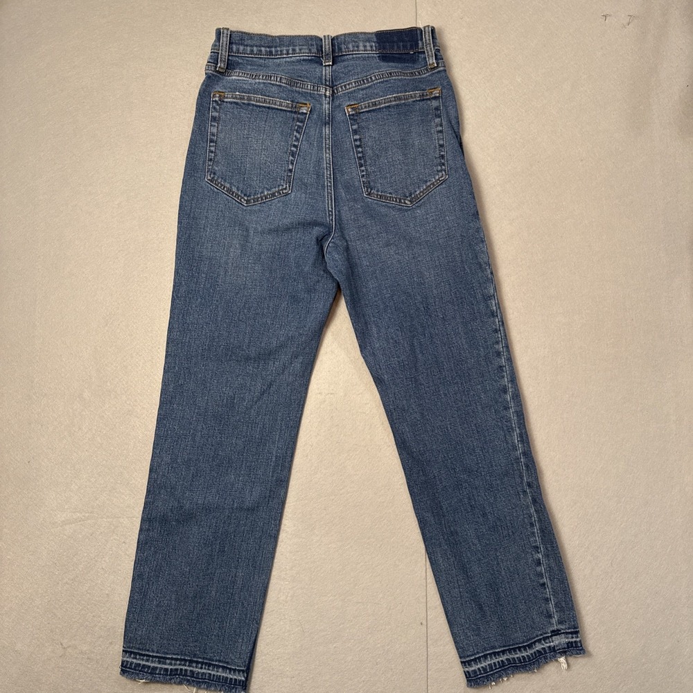 Abercrombie & Fitch Ultra High Rise Ankle Straight Jeans Size 29/8R - Picture 6 of 7